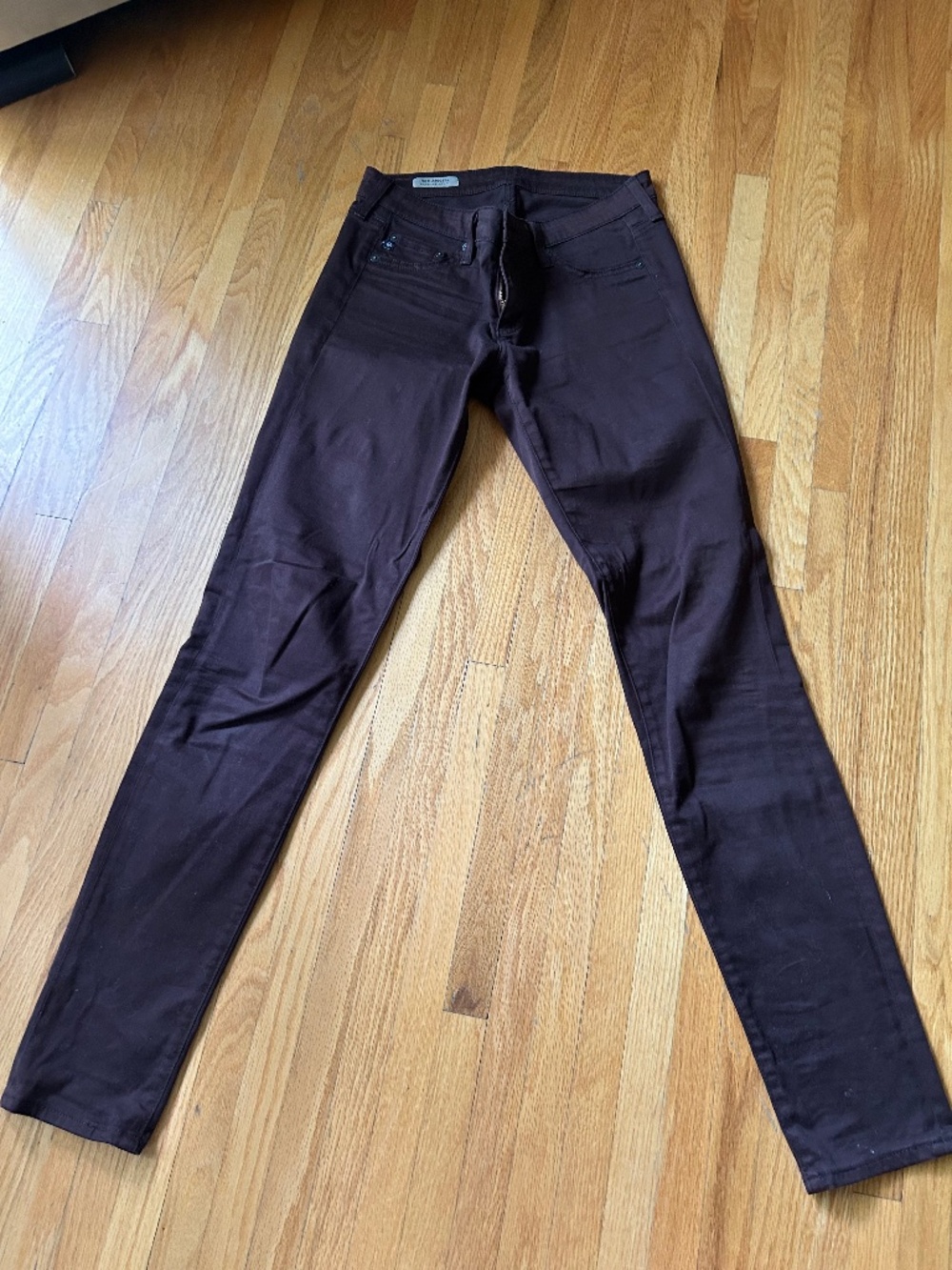 2 pairs of AG pants One dark grey and one beautiful chocolate brown colour